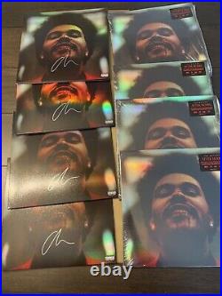 1 The Weeknd Autographed After Hours Holographic Vinyl Jacket With Sealed Album