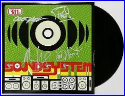 311 BAND SIGNED SOUNDSYSTEM VINYL LP RECORD ALBUM WithCOA NICK HEXUM