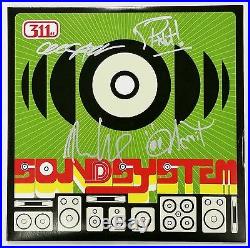 311 BAND SIGNED SOUNDSYSTEM VINYL LP RECORD ALBUM WithCOA NICK HEXUM