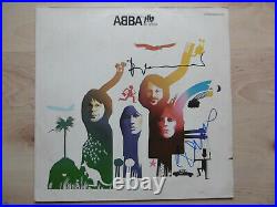 ABBA B. Andersson & Björn Ulvaeus Autogramme signed LP-Cover The Album Vinyl