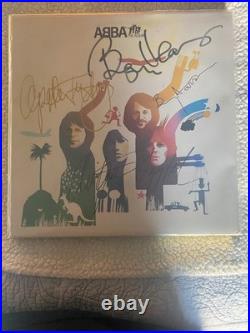 ABBA Fully Signed The Album Vinyl LP Autographed by All 4 Members with COA