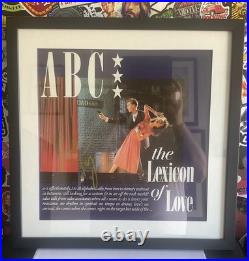ABC The Lexicon Of Love AUTOGRAPHED SIGNED VINYL ALBUM FRAMED MARTIN FRY