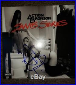 ACTION BRONSON SIGNED AUTO (SAAAB STORIES) ALBUM VINYL LP POST MALONE withCOA RARE