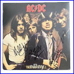 AC/DC BAND Original Signed Autographed HIGHWAY TO HELL Vinyl Album COA Certified