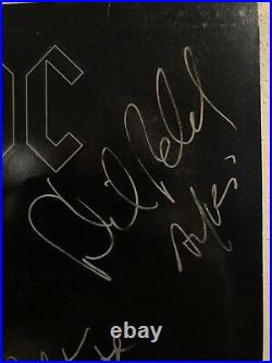 AC/DC Back In Black LP Album Vinyl Signed Autographed Framed 4+ Rudd Beckett LOA