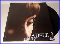Adele Adkins Signed Autograph 19 Vinyl Record Album Psa/dna Coa