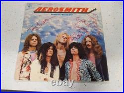 AEROSMITH Signed Record Album DREAM ON X4