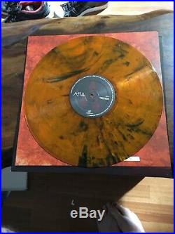 AFI The Blood Album Signed / Autographed Orange Marble Vinyl