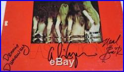 ALICE COOPER GROUP Signed Autograph Easy Action Album Vinyl Record LP by 4