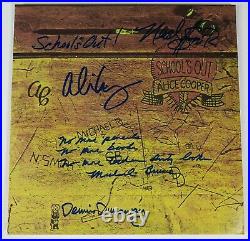 ALICE COOPER Signed Autograph School's Out Album Vinyl Record LP by All 4