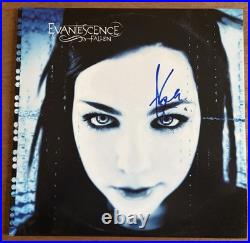AMY LEE signed Autographed vinyl album EVANESENCE FALLEN BAS Beckett COA