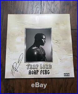 ASAP FERG SIGNED AUTOGRAPHED (TRAP LORD) ALBUM VINYL LP ASAP ROCKY with COA