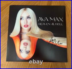 AVA MAX signed vinyl album HEAVEN & HELL 2