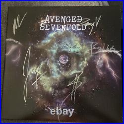 AVENGED SEVENFOLD THE STAGE SIGNED, SEALED, Vinyl Record Album AUTOGRAPHED