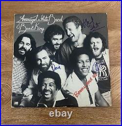 AVERAGE WHITE BAND signed vinyl album BENNY AND US HAMISH, ONNIE & ALAN AVERAGE WHITE BAND signed vinyl album BENNY AND US HAMISH, ONNIE & ALAN