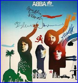 Abba Signed The Album ORIG UK PRESS-EX+ VINYL LP ALBUM 1977 Signed all 4