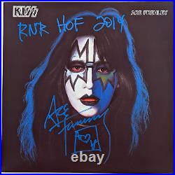 Ace Frehley Autographed KISS Solo Vinyl LP Album with RNR HOF 2014 Inscription