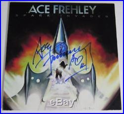 Ace Frehley KISS Signed Autograph Space Invader Album Vinyl Record LP