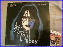 Ace Frehley Signed Solo Album Vinyl Lp Record Kiss 1978 Demolition Jsa Coa