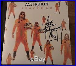 Ace Frehley Signed Spaceman Limited Ed Orange Vinyl Album Kiss