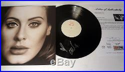 Adele Adkins Hello Signed Autograph 25 Vinyl Record Album Psa/dna Coa