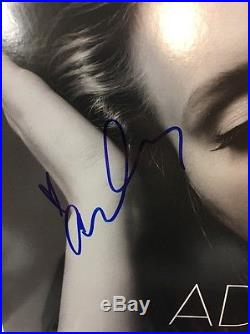 Adele Authentic Signed 21 Album Cover With Vinyl Autographed