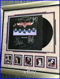 Aerosmith Complete Band Signed Rocks Vinyl Lp Record Album