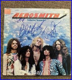 Aerosmith Featuring Dream On Band Signed Vinyl Lp Album