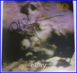 Al Jourgensen MINISTRY Signed Autograph The Land Of Rape Honey Album Vinyl LP
