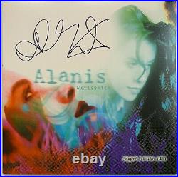 Alanis Morissette Hand Signed Jagged Little Pill Vinyl Ironic Very Rare