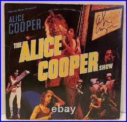 Alice Cooper In The Alice Cooper Show Signed Vinyl Album Record