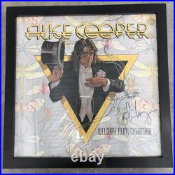 Alice Cooper Signed Welcome To My Nightmare Lp Vinyl Album /record Autographed