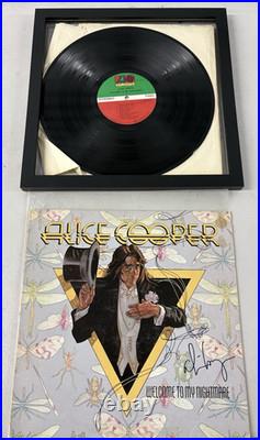 Alice Cooper Signed Welcome To My Nightmare Lp Vinyl Album /record Autographed Alice Cooper Signed Welcome To My Nightmare Lp Vinyl Album /record Autographed