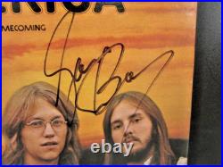 America-signed 2x- Homecoming 1972 Lp Vinyl-2nd Album-authenticated+hologram