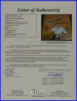 American Graffiti Cast JSA Signed Autograph Record JSA COA Vinyl Album