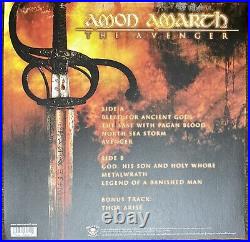 Amon Amarth The Avenger Signed Vinyl Album Cover