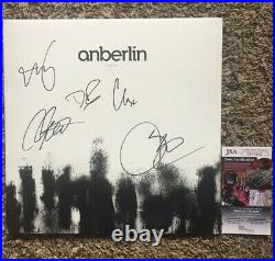 Anberlin Band Signed Autograph Cities Vinyl Album Stephen Christian Jsa Cert Coa