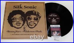Anderson Paak signed SILK SONIC Vinyl Album EXACT PROOF b Bruno Mars JSA COA