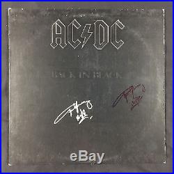 Angus Young Back In Black Signed Autograph Record Album JSA Vinyl
