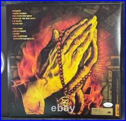 Anthrax Band all 4 withScott Ian Signed Vinyl Album LP Autographed Record Auto JSA