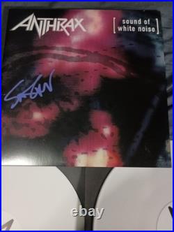 Anthrax Sound Of White Noise Vinyl Gatefold Album 2LP Signed Scott Ian JSA COA Anthrax Sound Of White Noise Vinyl Gatefold Album 2LP Signed Scott Ian JSA COA