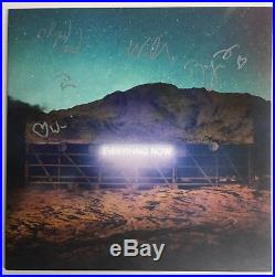 Arcade Fire Band Signed Autographed Vinyl Album LP Everything Now with COA