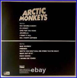 Arctic Monkeys group signed AM Album lp vinyl beckett loa