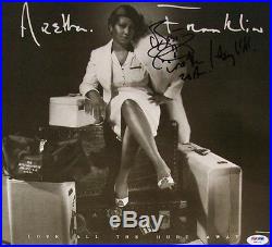 Aretha Franklin Autographed Signed LP Album Vinyl Record PSA/DNA