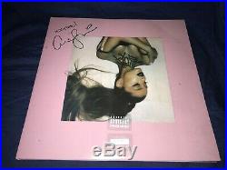 Ariana Grande Thank You Next Signed Lp Clear Vinyl exclusive Album