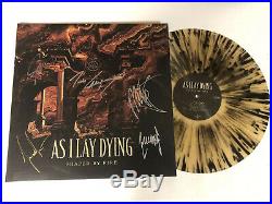 As I Lay Dying Band Autographed Signed Vinyl Album With Exact Signing Proof