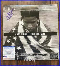 Asap Rocky A$ap Rocky Signed Autographed Long Live Asap Album Vinyl Lp Coa Psa