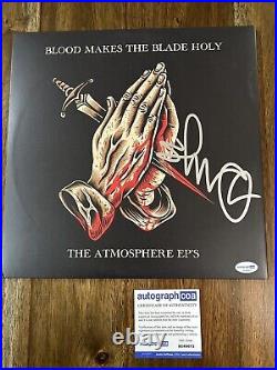 Atmosphere' Slug and Ant Autograph Signed Vinyl Album'To All My Friends' ACOA