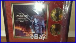 Authentic Signed Michael Jackson HIStory Vinyl Album cover Fantastic Condition