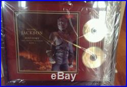 Authentic Signed Michael Jackson HIStory Vinyl Album cover Fantastic Condition